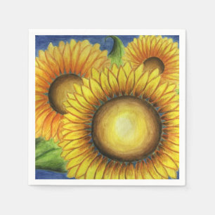 Bright Sunflower Napkins 