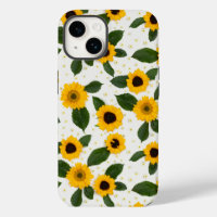 Bright sunflower pattern