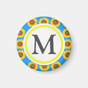 Bright Sunflowers Magnet