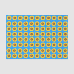 Bright Sunflowers Pattern Tissue Paper