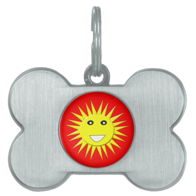 Bright Sunshine Pet Tag (Front)