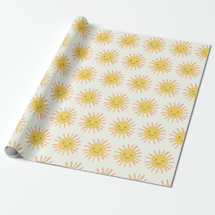 Bright Sunshiny Day Photo Birthday Wrapping Paper