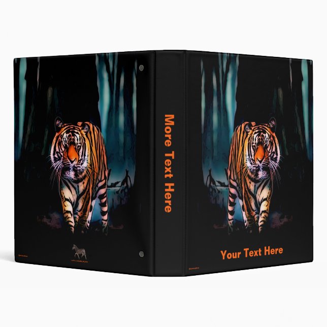 Bright Tiger Dark Forest Binder (Background)