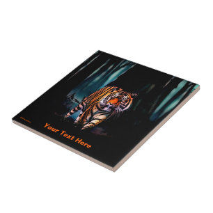 Bright Tiger Dark Forest Tile