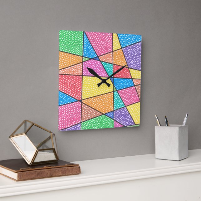 Bright Times Square Wall Clock (Office)