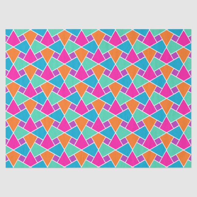 Bright Traditional Islamic Pattern Tissue Paper (Front)