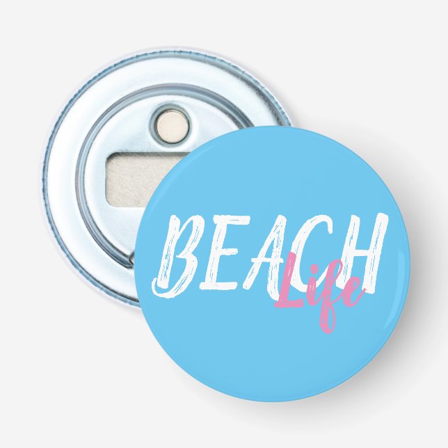 bright tropical BEACH LIFE | Bottle Opener (Front)