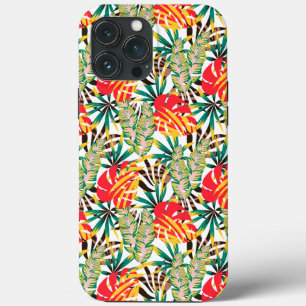 Bright Tropical Pattern iPhone 13 Pro Max Case