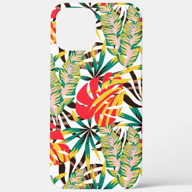 Bright Tropical Pattern Case-Mate iPhone Case (Back)