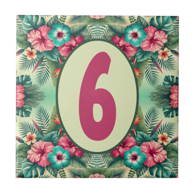Bright Tropics Customizable Tile (Front)