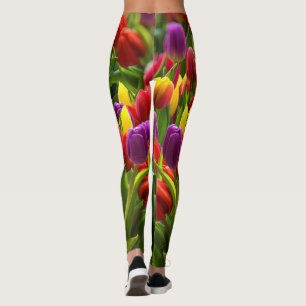 Bright Tulips Leggings