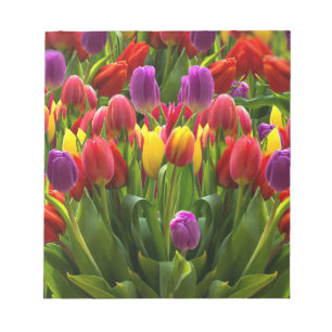 Bright Tulips Notepad