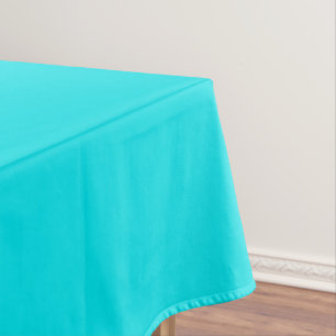 Bright Turquoise Tablecloth