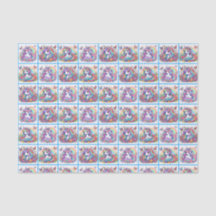 Bright Unicorn Tissue Paper