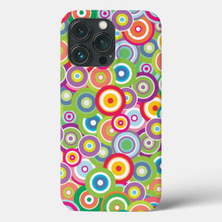 Bright Vector Circles iPhone 13 Pro Case