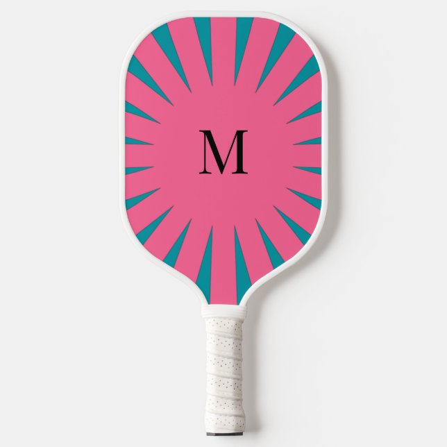 Bright Vibrant Y2k 2000s Multiple Hearts Picklebal Pickleball Paddle (Front)