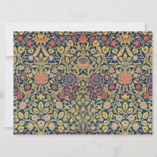 Bright Violet and Columbine (by William Morris) Card
