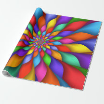 Bright Vivid Psychedelic Spiral Wrap