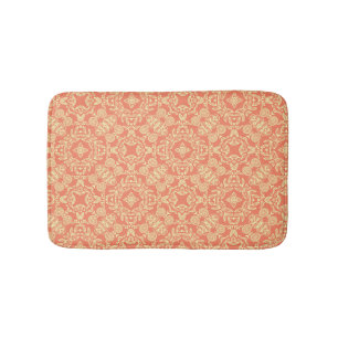 Bright warm background in vintage style. bath mat
