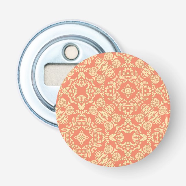 Bright warm background in vintage style. bottle opener (Front)