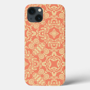 Bright warm background in vintage style. iPhone 13 case