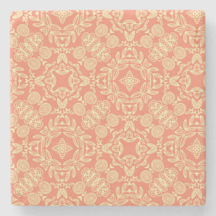 Bright warm background in vintage style. stone coaster