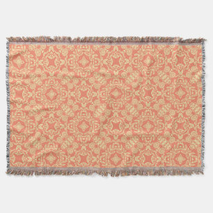 Bright warm background in vintage style. throw blanket