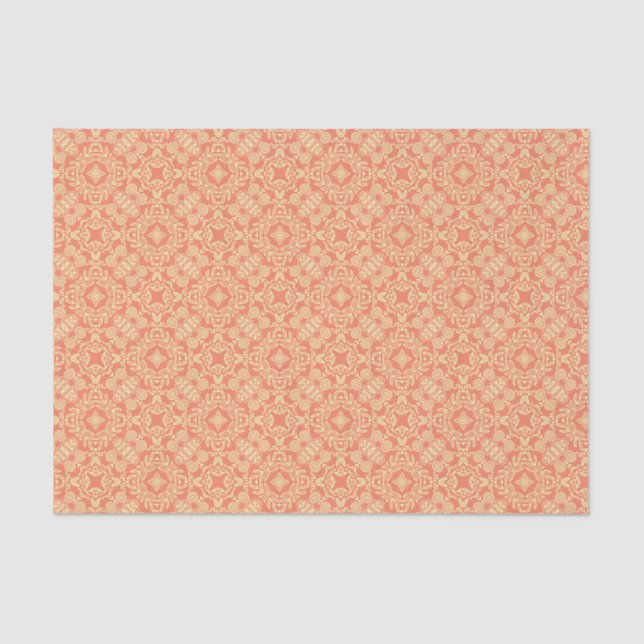 Bright warm background in vintage style. tissue paper (Front)