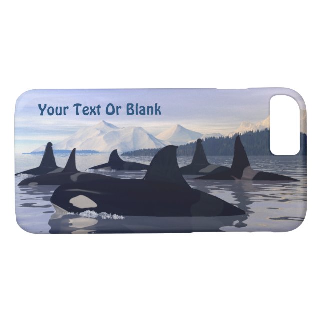 Bright Water Orca Case-Mate iPhone Case (Back (Horizontal))