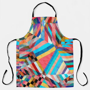 Bright Watercolor: Abstract Fantasy Background Apron