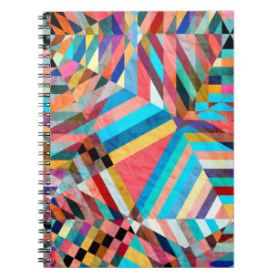 Bright Watercolor: Abstract Fantasy Background Notebook