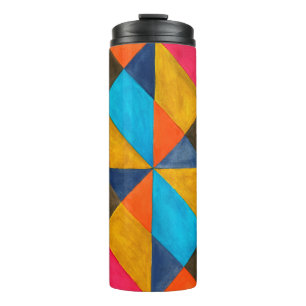 Bright watercolor abstraction. Beautiful cover, ba Thermal Tumbler