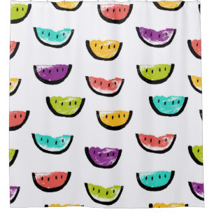 Bright watermelons: colourful seamless pattern.