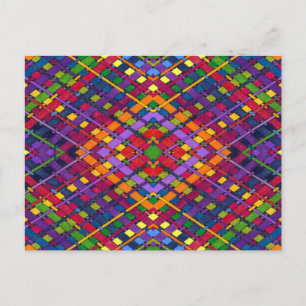 Bright Weave Postcard