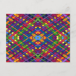 Bright Weave Postcard