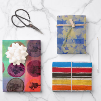 Bright Whimsical Colors Wrapping Paper