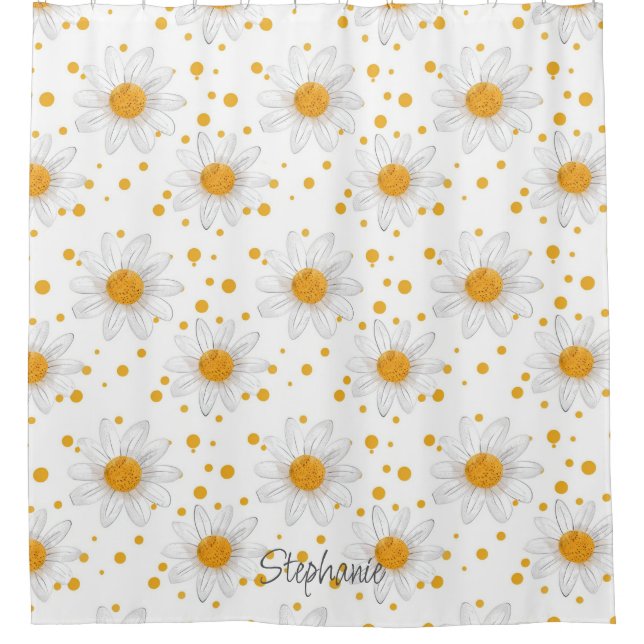 Bright White Daisies with Yellow Centres (Front)