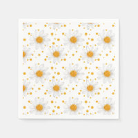 Bright White Daisies with Yellow Centres