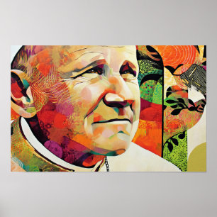 Bright Witness of Saint John Paul II Poster