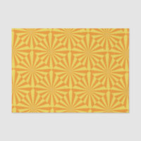 Bright Yellow and Orange Sunburst Pattern