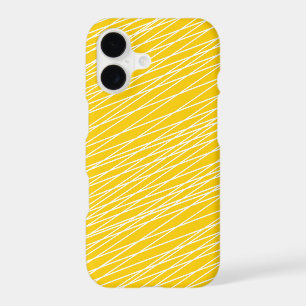 Bright Yellow and white lines Pattern