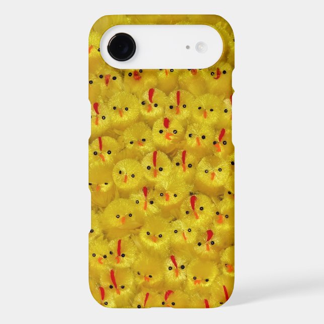 Bright Yellow Baby Chicks Pattern Cute Bold Modern Case-Mate iPhone Case (Back)