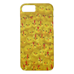 Bright Yellow Baby Chicks Pattern Cute Bold Modern Case-Mate iPhone Case