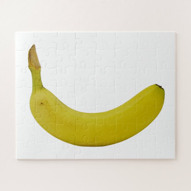 Bright Yellow Banana Jigsaw Puzzle (Horizontal)