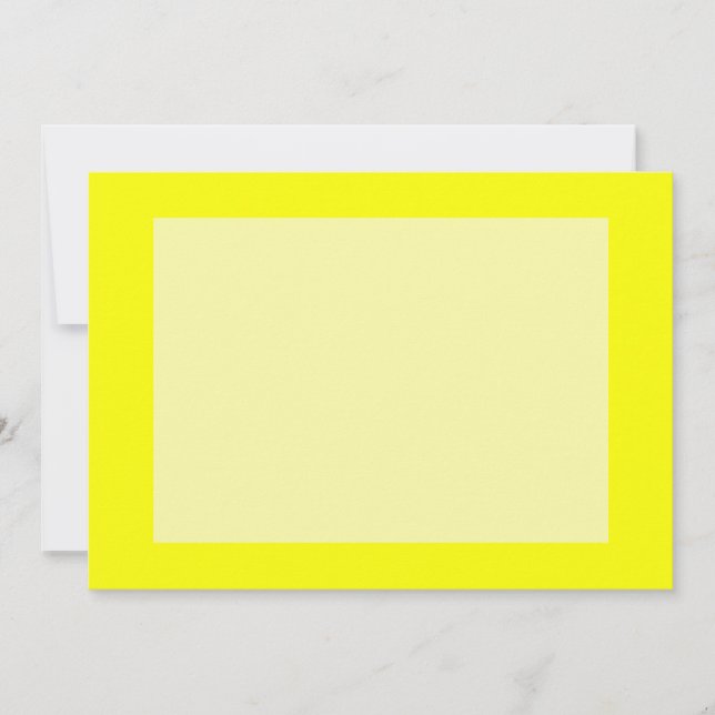 bright yellow DIY custom background template (Front)