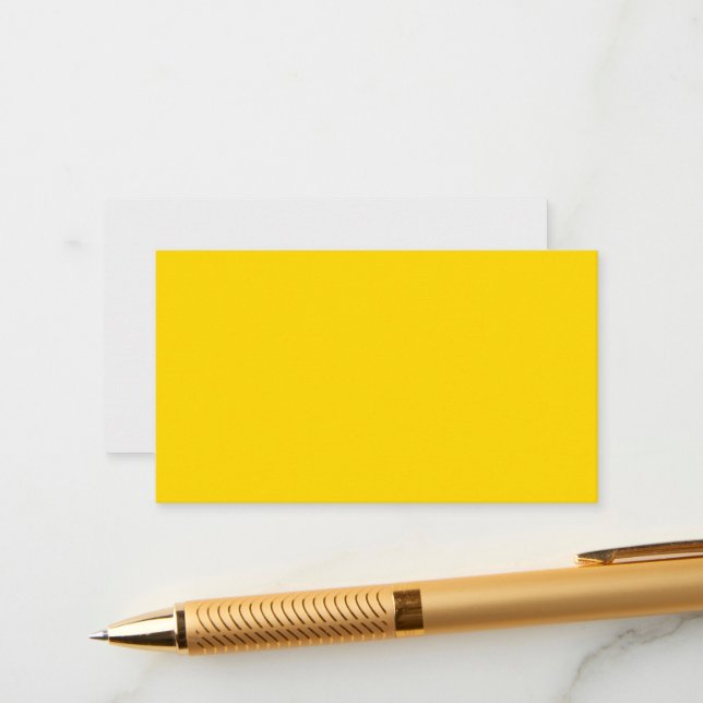 Bright Yellow Enclosure Card – Customizable (Front/Back In Situ)