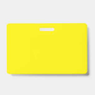 Bright Yellow #FFF3000, Banana Yellow Badge