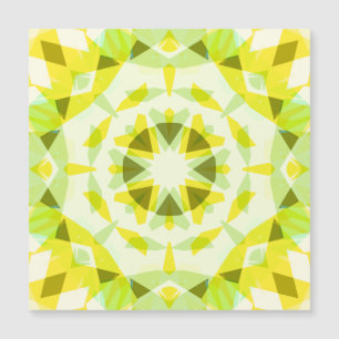 Bright Yellow Green Star Dopamine Decor Magnet