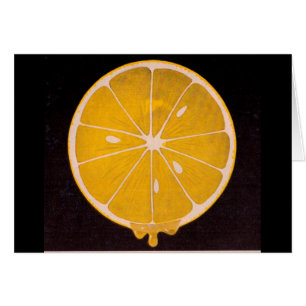 bright yellow lemon slice