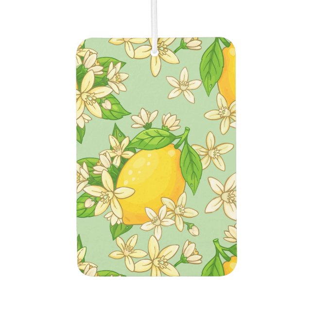 bright yellow lemons air freshener (Front)